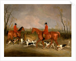 George Mountford, Huntsman to the Quorn, and W. Derry, Whipper-In, at John O'Gaunt's Gorse, near Melton Mowbray by Richard Barrett Davis