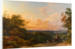 The Evening Coach, London in the Distance by Philippe-Jacques de Loutherbourg