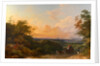 The Evening Coach, London in the Distance by Philippe-Jacques de Loutherbourg
