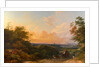 The Evening Coach, London in the Distance by Philippe-Jacques de Loutherbourg