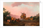Revellers on a Coach by Philippe-Jacques de Loutherbourg