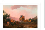 Revellers on a Coach by Philippe-Jacques de Loutherbourg