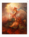 The Angel Binding Satan by Philippe-Jacques de Loutherbourg