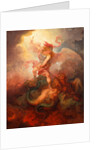 The Angel Binding Satan by Philippe-Jacques de Loutherbourg