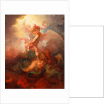 The Angel Binding Satan by Philippe-Jacques de Loutherbourg