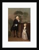 An Unknown Man with His Daughter by Arthur Devis