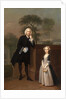 An Unknown Man with His Daughter by Arthur Devis
