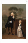 An Unknown Man with His Daughter by Arthur Devis