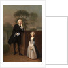 An Unknown Man with His Daughter by Arthur Devis