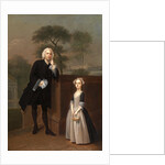 An Unknown Man with His Daughter by Arthur Devis