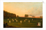 First Grand Match of Cricket Played by Members of the Royal Amateur Society on Hampton Court Green, August 3rd, 1836 by Anonymous