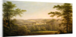 Easby Hall and Easby Abbey with Richmond, Yorkshire in the Background by George Cuitt
