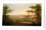 Easby Hall and Easby Abbey with Richmond, Yorkshire in the Background by George Cuitt