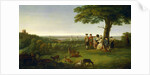 One Tree Hill, Greenwich, with London in the Distance by John Feary