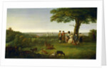 One Tree Hill, Greenwich, with London in the Distance by John Feary