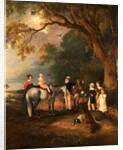 Miss Catherine Herrick with her Nieces and Nephews, the Five Elder Children of the Rev. and Mrs. Henry Palmer by John Ferneley