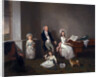 John Richard Comyns of Hylands, Essex, with His Daughters by John Greenwood