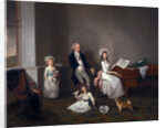 John Richard Comyns of Hylands, Essex, with His Daughters by John Greenwood