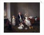 John Richard Comyns of Hylands, Essex, with His Daughters by John Greenwood