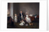 John Richard Comyns of Hylands, Essex, with His Daughters by John Greenwood