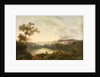A View of a Lake with Fishermen by William Groombridge