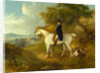 George Morland on his Hunter George Morland on a grey hunter, with a couple of foxhounds by Thomas Hand