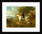 George Morland on his Hunter George Morland on a grey hunter, with a couple of foxhounds by Thomas Hand