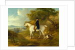 George Morland on his Hunter George Morland on a grey hunter, with a couple of foxhounds by Thomas Hand