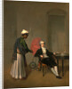 Portrait of a Gentleman, Possibly William Hickey, and an Indian Servant by Arthur William Devis