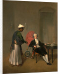 Portrait of a Gentleman, Possibly William Hickey, and an Indian Servant by Arthur William Devis