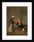 Portrait of a Gentleman, Possibly William Hickey, and an Indian Servant by Arthur William Devis