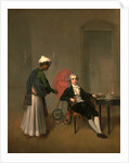 Portrait of a Gentleman, Possibly William Hickey, and an Indian Servant by Arthur William Devis