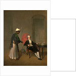 Portrait of a Gentleman, Possibly William Hickey, and an Indian Servant by Arthur William Devis