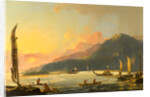 Tahitian War Galleys in Matavai Bay, Tahiti Matavai Bay in the Island of Otaheite, Tahiti by William Hodges