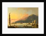 Tahitian War Galleys in Matavai Bay, Tahiti Matavai Bay in the Island of Otaheite, Tahiti by William Hodges