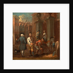 Sign for a paviour by William Hogarth
