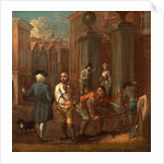 Sign for a paviour by William Hogarth