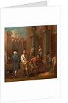 Sign for a paviour by William Hogarth