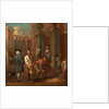 Sign for a paviour by William Hogarth