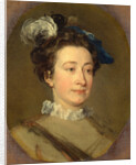Girl in a Plumed Hat by William Hogarth
