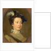 Girl in a Plumed Hat by William Hogarth