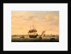 The Frigate 'Surprise' at Anchor off Great Yarmouth, Norfolk by Francis Holman
