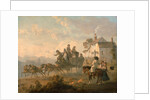 A Stage Coach on a Country Road The Departure of a Coach by Julius Caesar Ibbetson