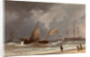 A Lugger Driving Ashore in a Gale by William Joy