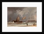 A Lugger Driving Ashore in a Gale by William Joy