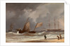A Lugger Driving Ashore in a Gale by William Joy
