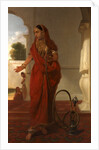 Dancing Girl An Indian Dancing Girl with a Hookah by Tilly Kettle