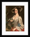 Portrait of a Woman A Woman in Shepherdess' Costume by George Knapton