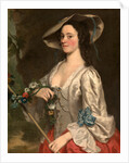 Portrait of a Woman A Woman in Shepherdess' Costume by George Knapton