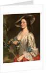 Portrait of a Woman A Woman in Shepherdess' Costume by George Knapton